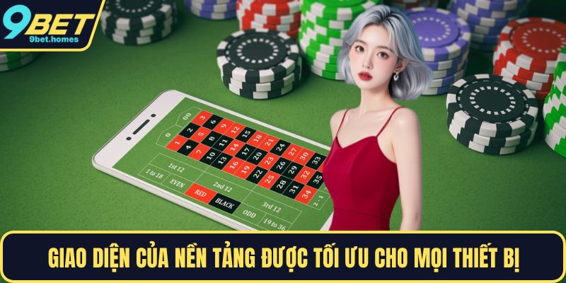 Giao diện của nền tảng được tối ưu cho mọi thiết bị