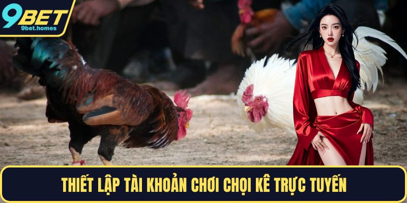 Thiết lập tài khoản chơi chọi kê trực tuyến